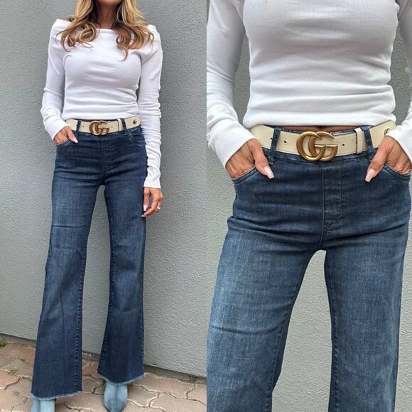 Bevy Flog Amanda Jeans Wide Leg Pull On Size 24 - Picture 1 of 11